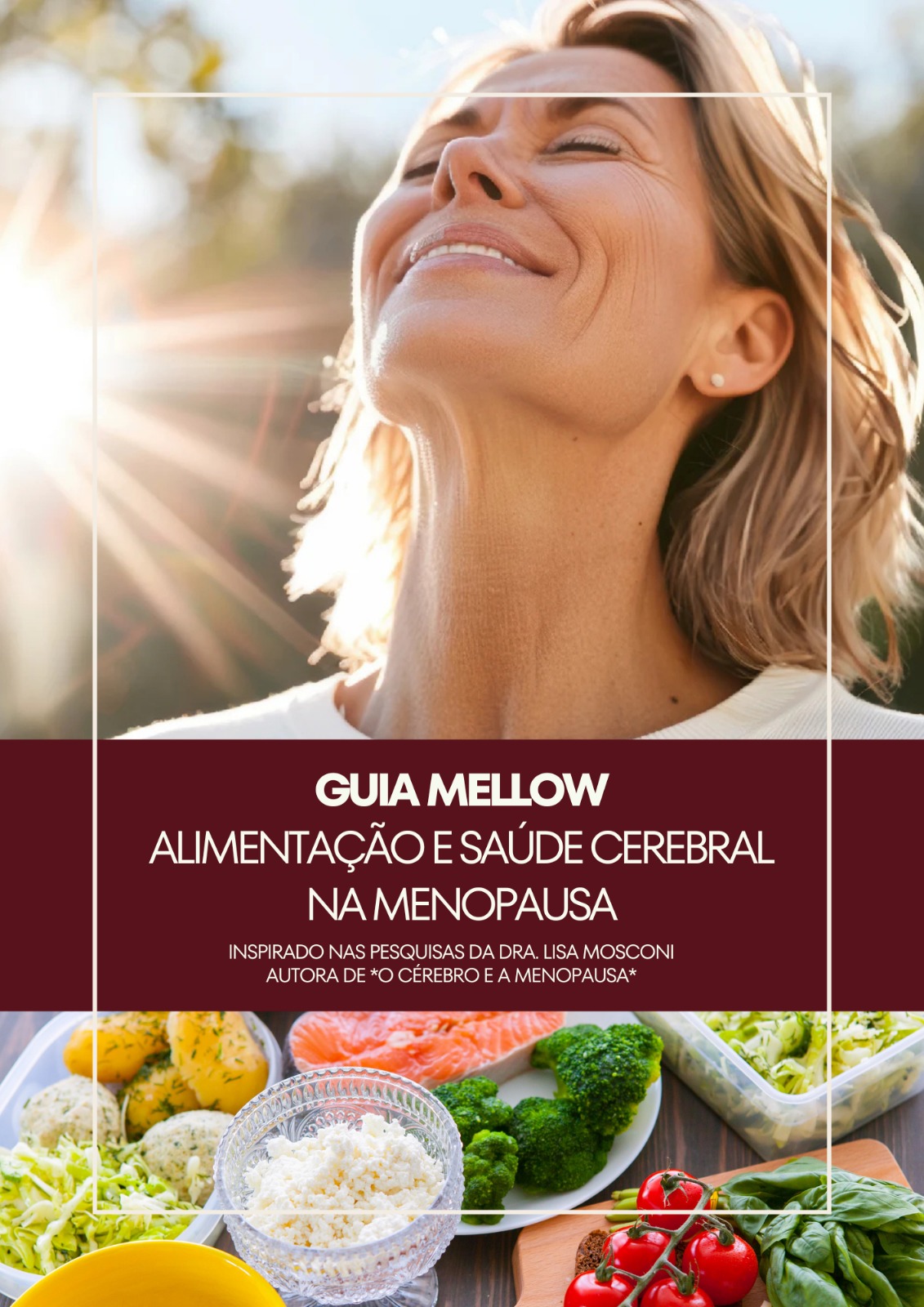 Capa do e-book Alimentação e Saúde Cerebral na Menopausa